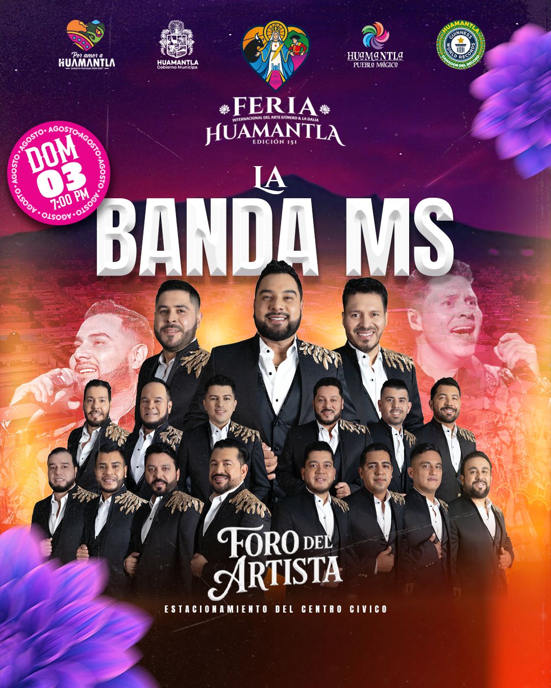 Todo listo para la inauguración oficial de la Feria Internacional del Arte Efímero y la Dalia Huamantla 2025