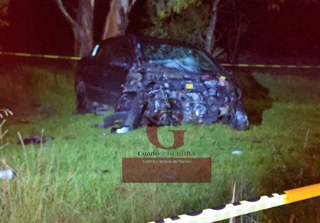 Fatal accidente en Xaltocan deja una mujer muerta y un hombre herido