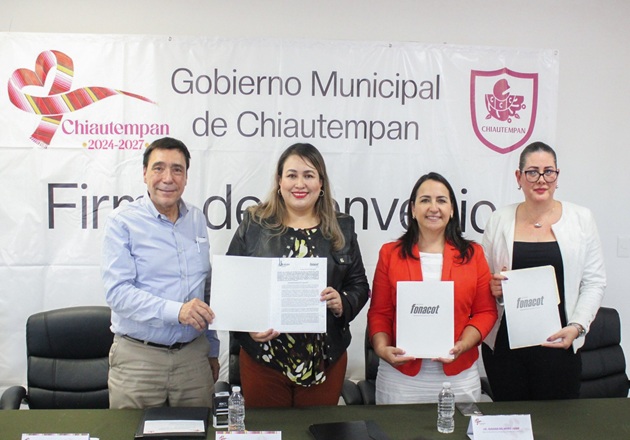 Ayuntamiento de Chiautempan firma convenio con Fonacot en beneficio de trabajadores