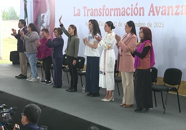 Más de 370 mil tlaxcaltecas reciben apoyos directos del Gobierno de México: Claudia Sheinbaum