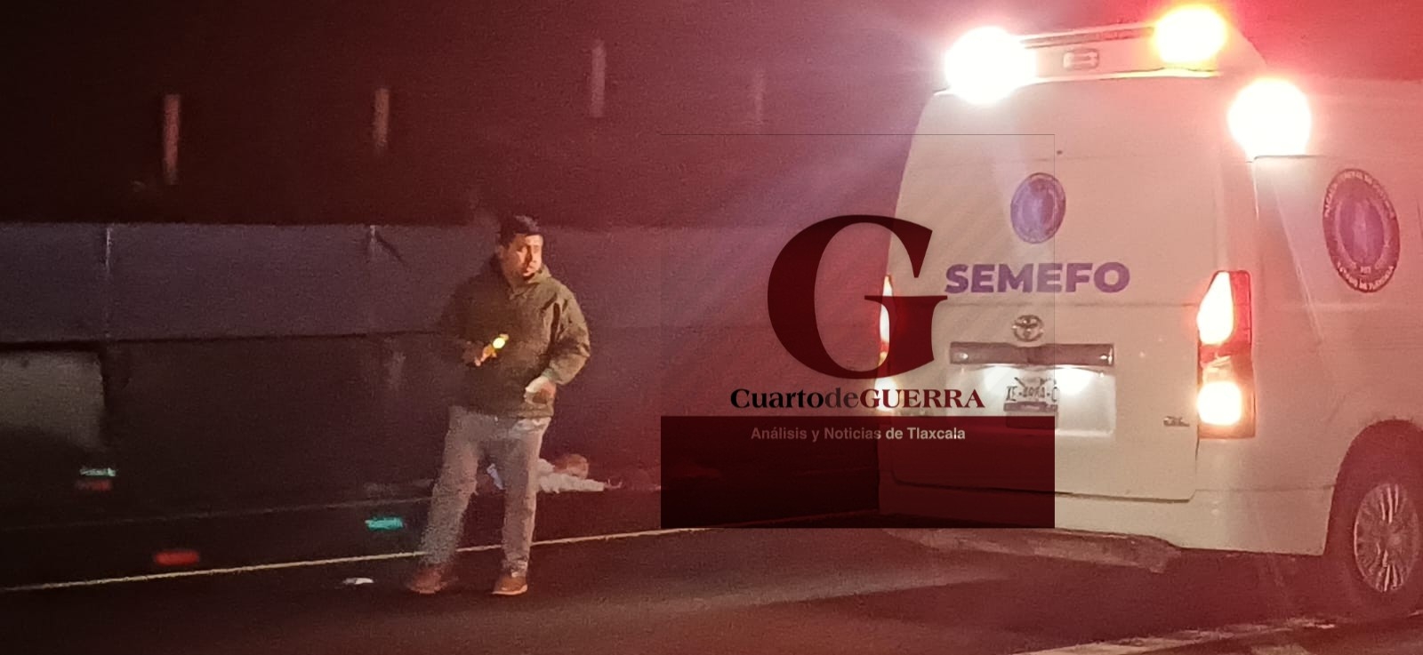 Hombre muere atropellado en carretera México-Veracruz a la altura de Hueyotlipan