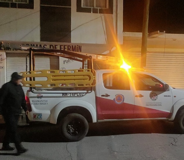 Atiende Protección Civil de Huamantla de manera exitosa reporte por fuga de gas LP