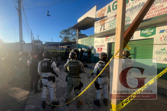 FGR asegura bodega en Calpulalpan vinculada a presunto robo de tractocamión