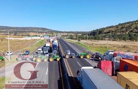 Campesinos retomaron bloqueos en la México-Veracruz para exigir apoyos reales al campo