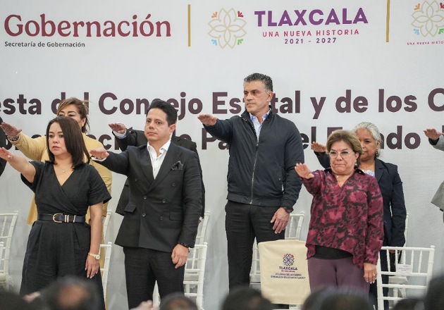 Alfonso Sánchez García rinde protesta como integrante del Consejo Estatal y Municipal de Construcción de Paz