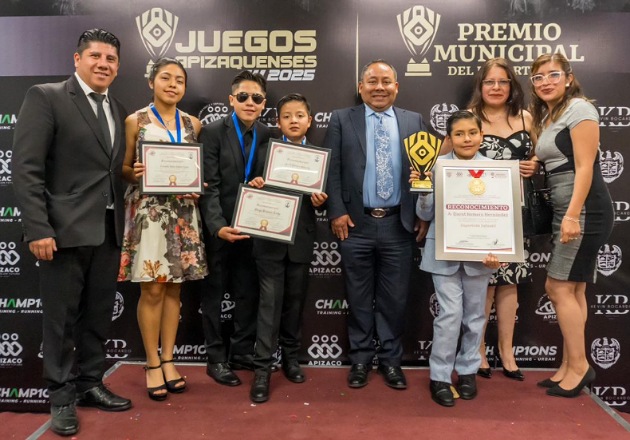 Gobierno de Apizaco realizó la entrega del Premio Municipal del Deporte