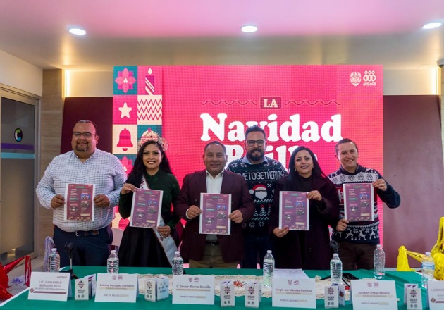 Presentan el programa oficial ‘La Navidad Brilla en Apizaco’
