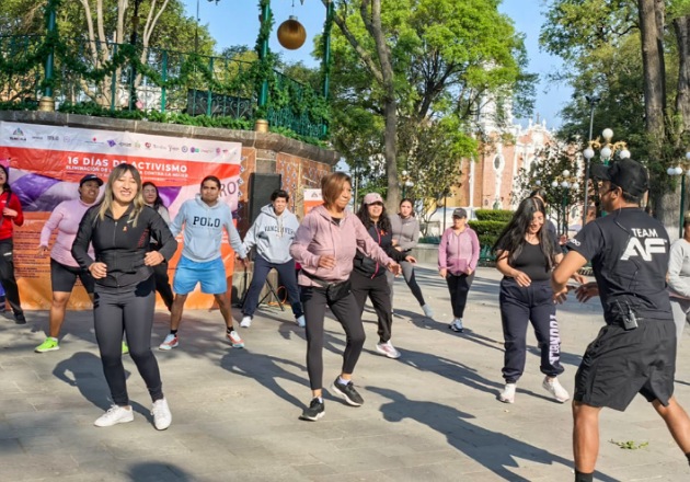 Impulsa gobierno de Alfonso Sánchez García autocuidado femenino con activación física