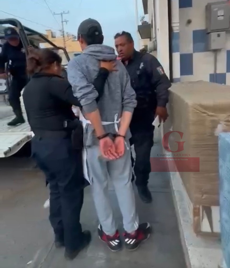 Empleado de tortillería en Contla es asegurado tras presunto acto de exhibicionismo