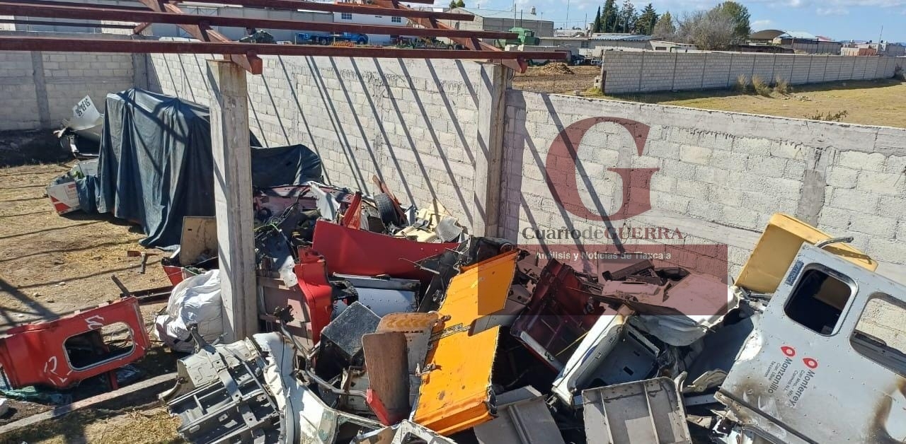 Ubican presunto deshuesadero de tractocamiones robados en Benito Juárez