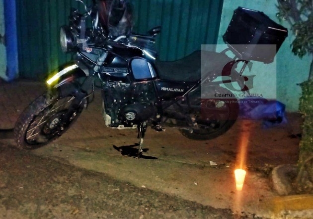 Motociclista muere tras derrapar en La Magdalena Tlaltelulco