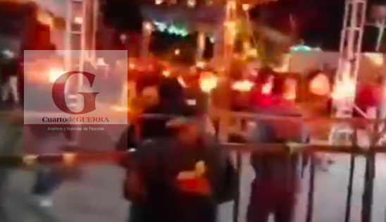 Pánico en baile sonidero de Zacatelco tras detonaciones