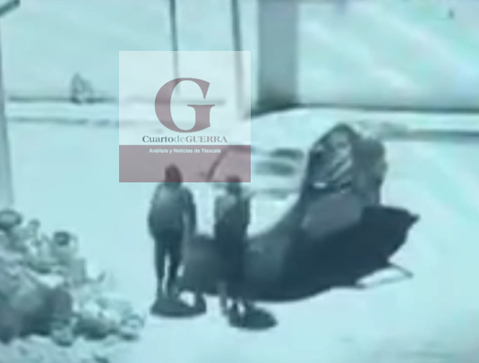 Se roban vehículo empujándolo en Totolac