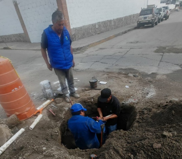 CAPAMH mantiene seguimiento permanente a la red de agua potable en Huamantla