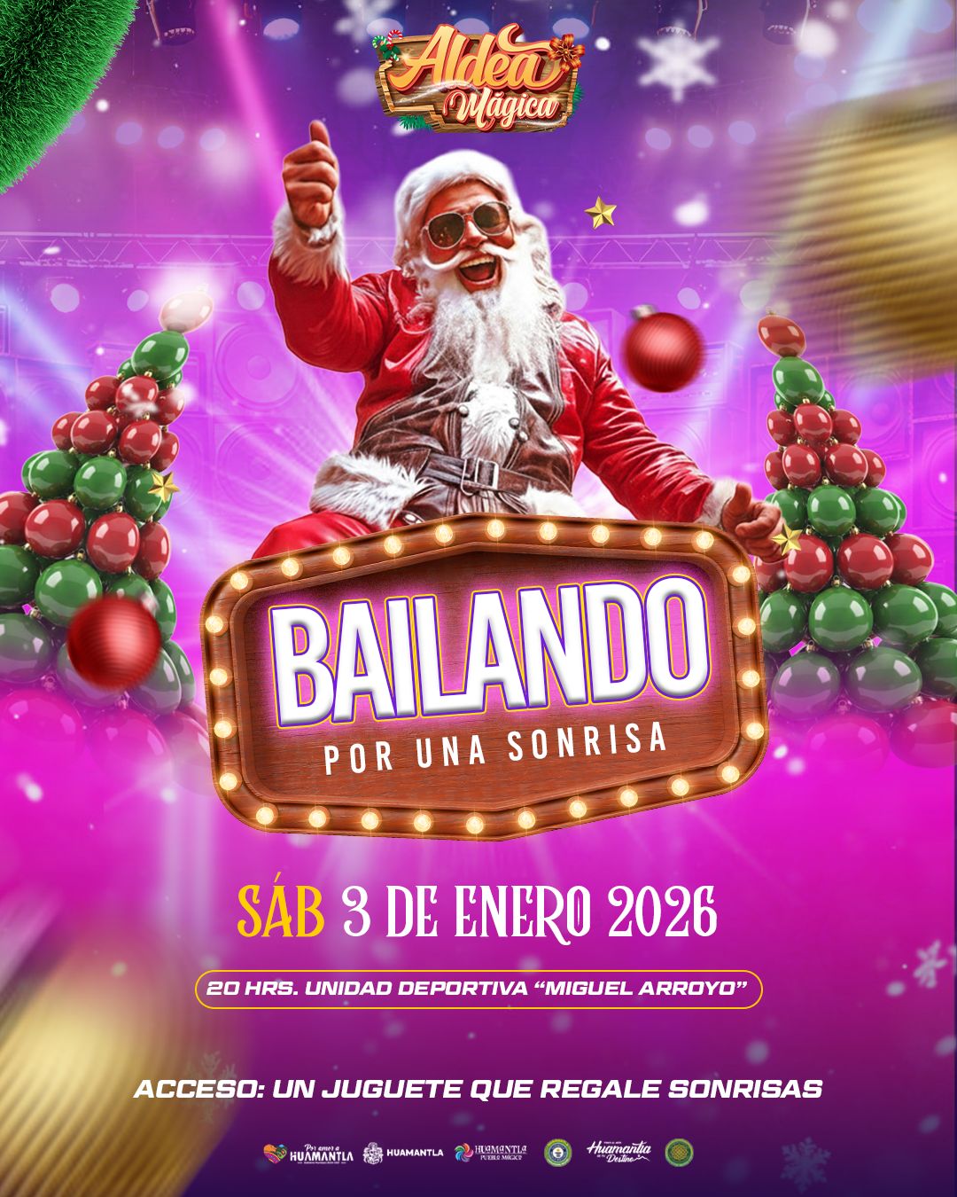 Huamantla baila por una sonrisa este sábado 3 de enero