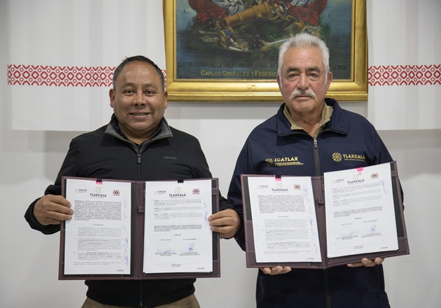 Encabeza Javier Rivera Bonilla firma de convenio entre Apizaco e ICATLAX para fortalecer la capacitación laboral