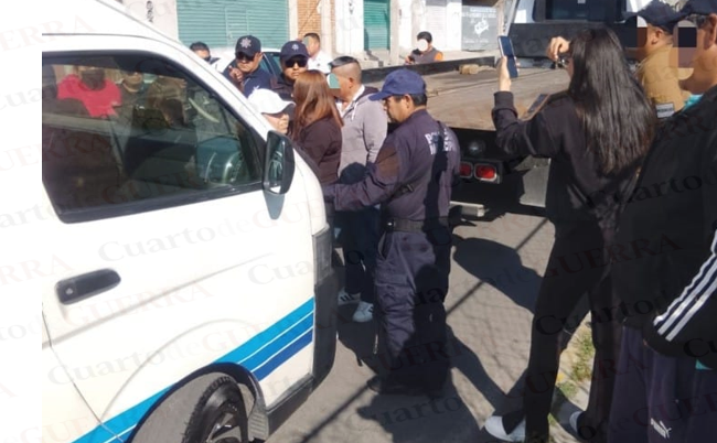 Denuncian presunto abuso de poder de alcalde de Teolocholco contra transportistas locales de la 'competencia'