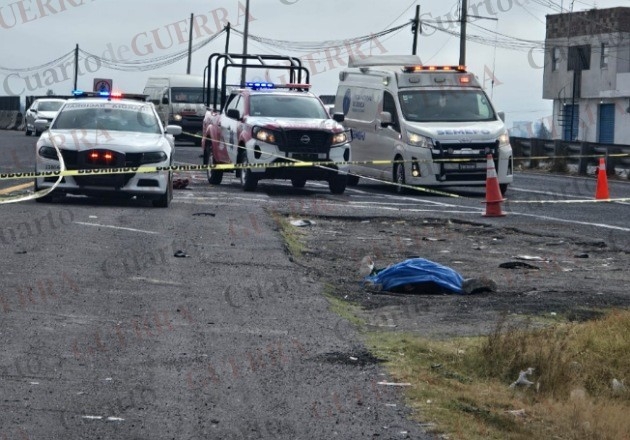 Muere hombre atropellado en la Huamantla-Apizaco; el responsable huyó