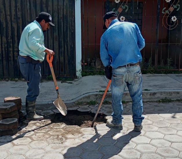 CAPAMH atiende reportes ciudadanos y refuerza trabajos en la red de agua en Huamantla