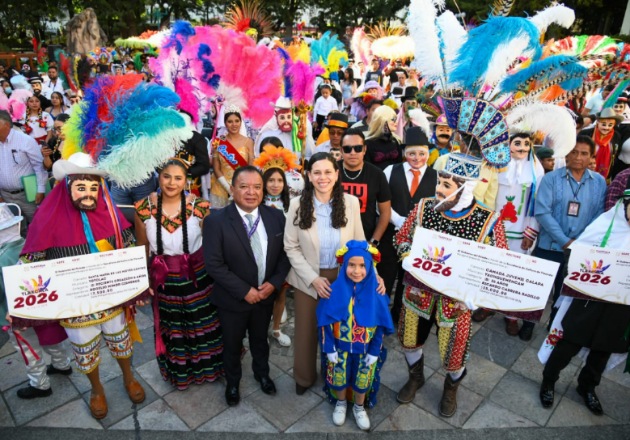 Gobierno del estado fortalece tradición del Carnaval Tlaxcala 2026 con apoyo a camadas de huehues