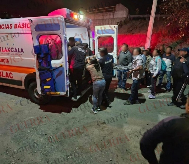 Balean a dos hombres en Totolac; uno se debate entre la vida y la muerte