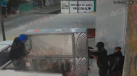 Vacían pastelería y roban casa mientras propietarios dormían en San Pablo del Monte