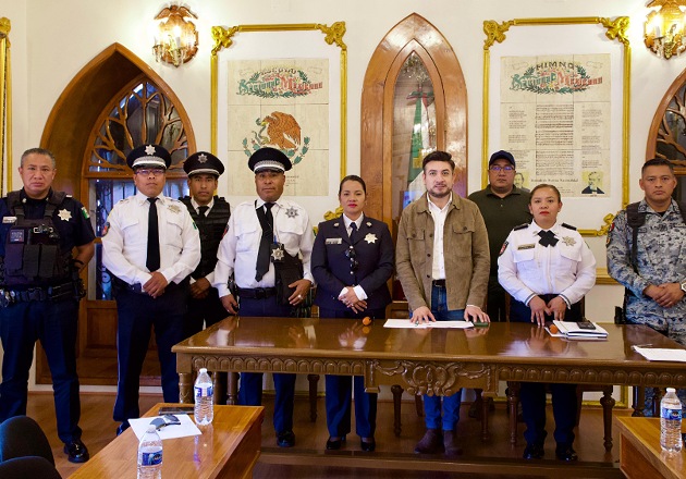 Coordinan autoridades operativo de seguridad para Semana Santa en Huamantla