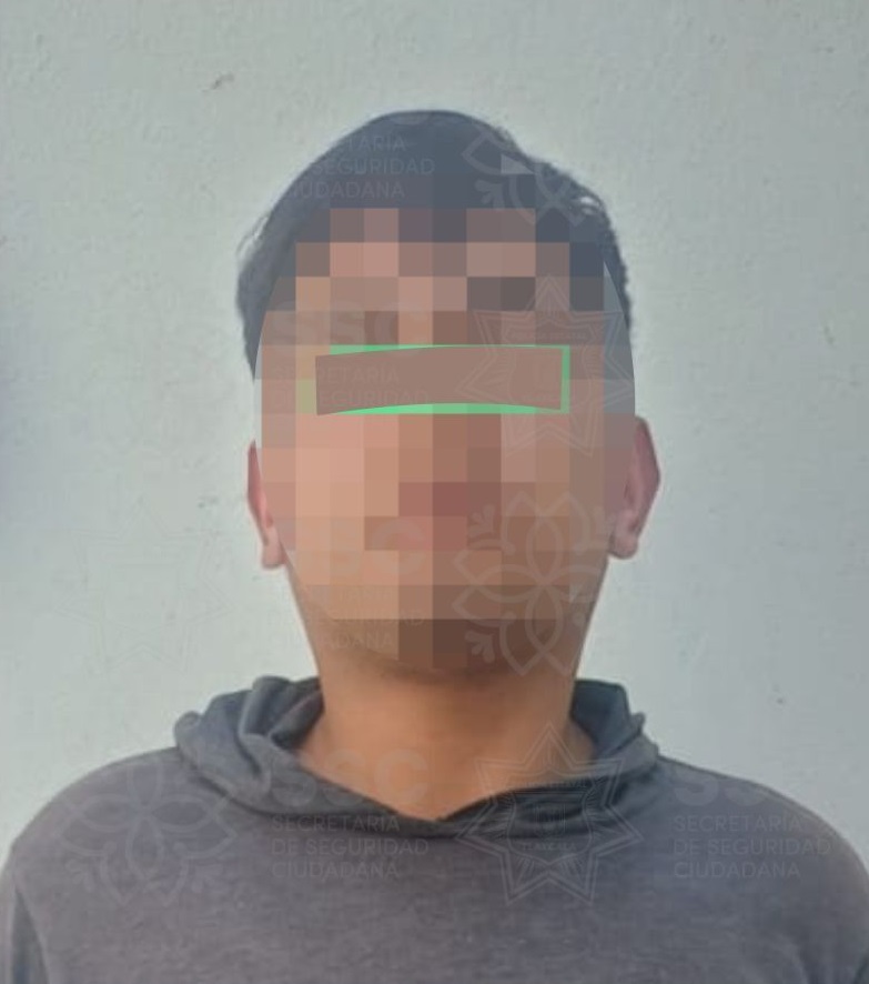 Detienen Secretaría de Seguridad Ciudadana y Marina a sujeto por narcomenudeo en San Pablo del Monte