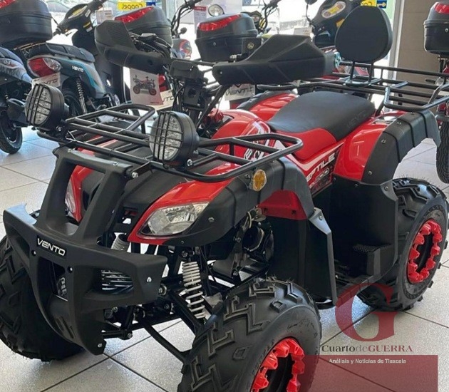 Solitario sujeto roba cuatrimoto en Tecopilco ante nula vigilancia