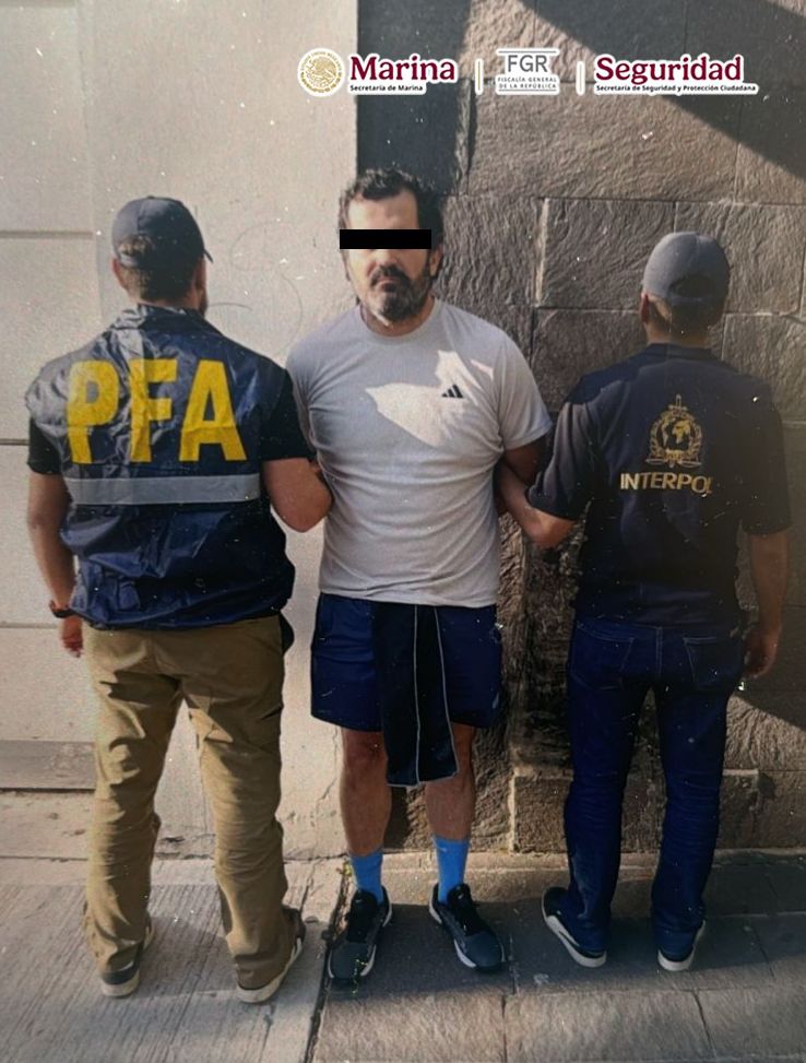 Detienen en Argentina a mexicano con ficha roja de Interpol; está relacionado con contrabando de hidrocarburos