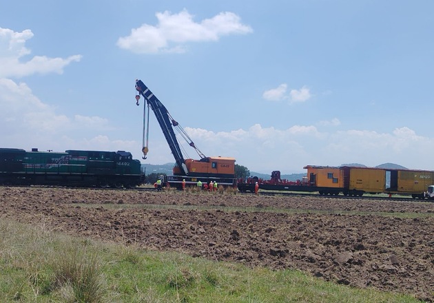 Por descarrilamiento ferroviario entre Apizaco y Yauhquemehcan, zona permanecerá cerrada dos o tres días