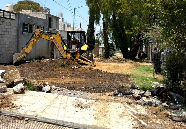 Gobierno de Alfonso Sánchez García mejora vialidades en la Loma Xicohténcatl