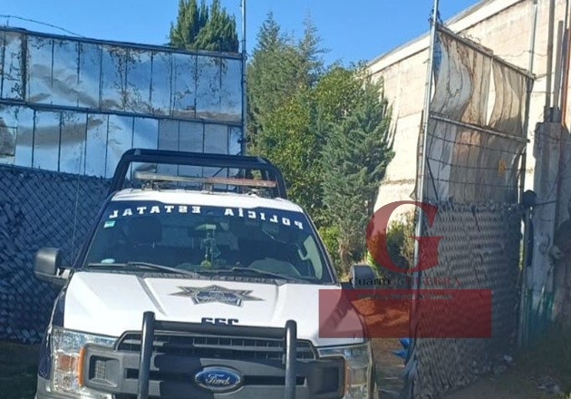 Padre e hijo caen en Calpulalpan mientras desmantelaban tráiler y camioneta robados