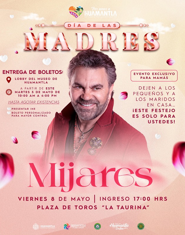 Huamantla celebrará a las mamás con el gran concierto de Mijares en 'La Taurina'