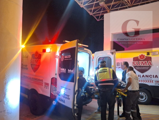 Violento asalto en la Amozoc-Perote: comando en camionetas con 'códigos' balea a mujer y roba vehículo
