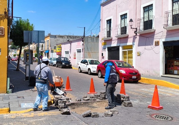 Gobierno de Alfonso Sánchez García rescata vialidades con obras de atención inmediata