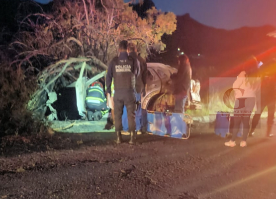 Tragedia en Tlaxco: Madre y sus dos bebés mueren calcinados al chocar contra un árbol; un menor sobrevive
