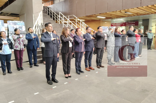 Encabeza la Guardia Nacional ‘Lunes Cívico-Social’ en Ciudad Judicial