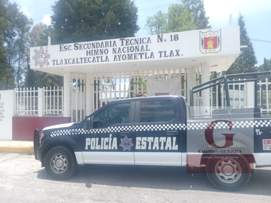 Amenaza de tiroteo pintada en el baño de la Técnica 18 de Ayometla moviliza a la policía