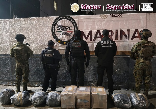 En Baja California, autoridades federales aseguran 150 kilos de metanfetamina