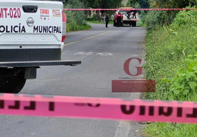 Fallece motociclista de Zacatelco tras sufrir accidente vial en Tetlatlahuca