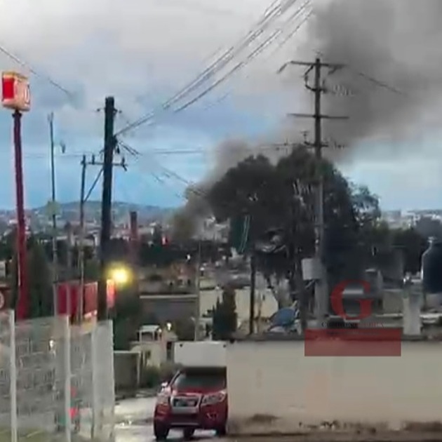 Rayo causa incendio en el Cereso de Apizaco; bomberos lo sofocan