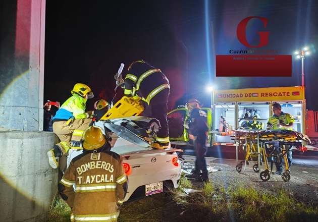 CRUMT rescata a joven prensado tras brutal choque en la 'Y'; entra en paro al llegar al hospital