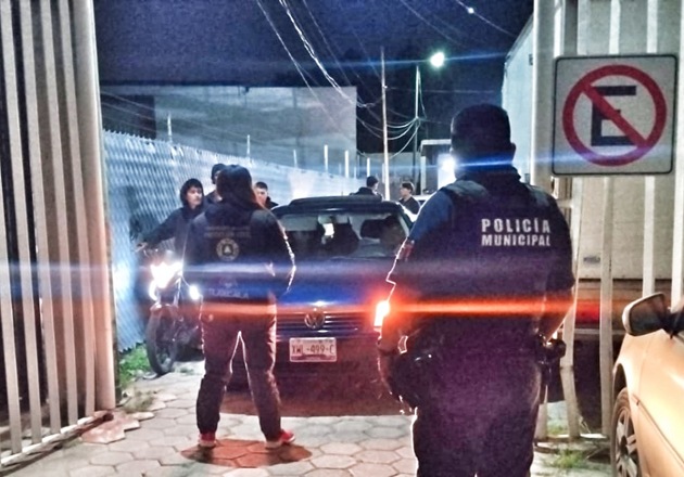 Policía Municipal de Tlaxcala interviene fiesta clandestina y restablece la paz y el orden en Ixtulco