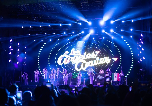 Los Ángeles Azules ponen a bailar a Huamantla en una noche inolvidable de feria