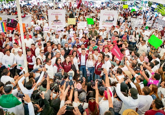 Al grito de ¡COORDINADOR! y acompañado con más de cinco mil ciudadanos Alfonso Sánchez García se perfila para coordinador en Tlaxcala